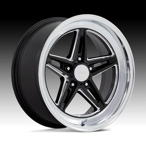 American Racing VN514 Groove FFT Gloss Black Milled Custom Wheels 1